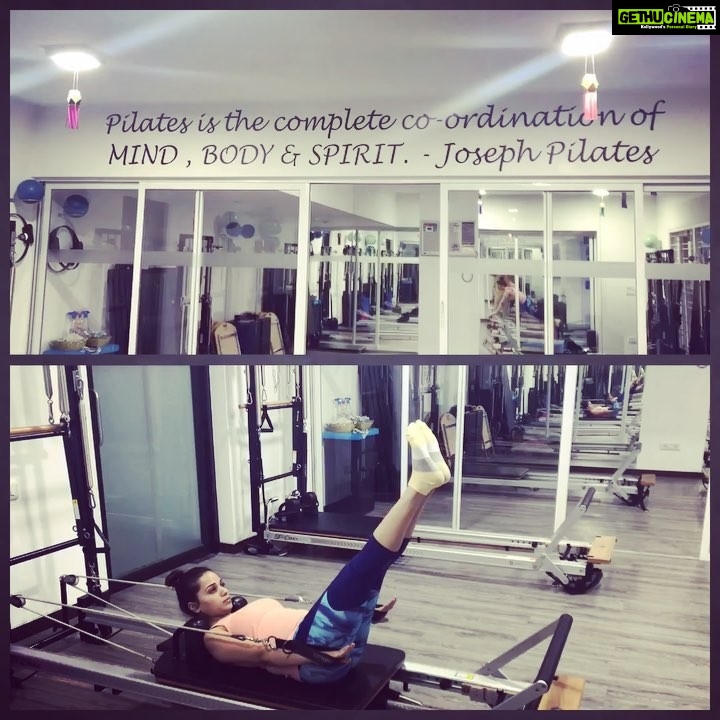 Reshma Rathore Instagram - Not letting my weekend become weakend 👯💃🤗 #Nottoomuch #Nottoolittle #Scooteronreformer #Hundreds #Saturdayvibes💙 #pilatesreformerworkout🤸‍♀️ Activ8 , Pilates & Rehab Studio