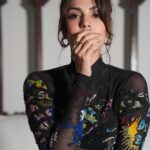 Rhea Chakraborty Instagram - BACK IN BLACK 🖤 #rhenew Styling : @theanisha Styling team : @bhavnaaaaa.r @xrishikax Top: @_huemn Pants: @freakinsindia @viralmantra Jewellery : @twylatreasures @blingthingstore Makeup and 📸: @makeupbyrishabk Hair : @kimberlyychu Managed by : @funchita