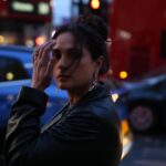 Richa Chadha Instagram - Changed by the gaze 👁️ Can you control how you’re looked at ? The observer effect in science… can a thing be altered merely by how it is looked at? What is a thing, is it really a thing if it’s making choices in the moment, is it a choice if it’s both a wave of potential and matter itself or state of being. Can you be altered by how someone sees you, yes, if you allow it. Only I know what I am talking about and when I look back to this post, I will blush, because there’s an intimate admission of how the morning started, how sleepless the night was… and this repression… I will realise that photos from this stroll will simultaneously represent a deeper acknowledgment of power, a seething rage, an amazing curiosity and an exhilaration. This time was weird, but I was alive and stayed so, a bit singed really. This is not a shoot, this is me in my clothes, having dusted some shadow, wearing my beloved blue dress seeking to go out with rainwater in my hair, wrapping a short with complete strangers. Never thought I’d look nice when troubled. Ah well. 📷 @boomstastudio HMU @glazoschool . . . . . #quatum #dontbeobsessedwithme #work #evolution #truth #taraash