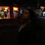 Richa Chadha Instagram - Changed by the gaze 👁️ Can you control how you’re looked at ? The observer effect in science… can a thing be altered merely by how it is looked at? What is a thing, is it really a thing if it’s making choices in the moment, is it a choice if it’s both a wave of potential and matter itself or state of being. Can you be altered by how someone sees you, yes, if you allow it. Only I know what I am talking about and when I look back to this post, I will blush, because there’s an intimate admission of how the morning started, how sleepless the night was… and this repression… I will realise that photos from this stroll will simultaneously represent a deeper acknowledgment of power, a seething rage, an amazing curiosity and an exhilaration. This time was weird, but I was alive and stayed so, a bit singed really. This is not a shoot, this is me in my clothes, having dusted some shadow, wearing my beloved blue dress seeking to go out with rainwater in my hair, wrapping a short with complete strangers. Never thought I’d look nice when troubled. Ah well. 📷 @boomstastudio HMU @glazoschool . . . . . #quatum #dontbeobsessedwithme #work #evolution #truth #taraash