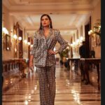 Richa Chadha Instagram - The most fun part about promoting a film is that you get to dress like you wouldn’t irl … in this case, Bholi is one of the most iconic characters ever, so we are exploring the wild side, and having some fun with animal prints! This slouchy, shiny, snakeskin print pant suit made me feel like an 80s Hindi film villain ! 👖 🧥 @zara 💎 👂 💍 - @amamajewels Hand cuff- @ishhaara @ascend.rohank Styled by- @anishagandhi3 @rochelledsa HMU- @harryrajput @glazoschool and team @gurmukh_singh07 Assistant stylist- @_m.a.h.i._ 📸 @denyrajput #fashiongram #Fukrey3promotions #RichaChadha #BholiPunjaban #Funjaban #areyoustillreadingthis