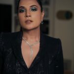 Richa Chadha Instagram - Stepped out n up last night for @gqindia best dressed party✨ 🖤 👗 @isabelmarant 👠 @stevemaddenindia 💎@beenarahejafinejewellery 👄 @harryrajput64 @glazoschool Hair - Sapna Styled by @anishagandhi3 @rochelledsa . Fastest fingers first photography by @denyrajput 📸 #fashgram #stylequotient #NoFads #NoShade #richaChadha #party #chaloGN #readingHashtagsIsKnownToImproveReadingSkillsNot