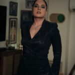 Richa Chadha Instagram - Stepped out n up last night for @gqindia best dressed party✨ 🖤 👗 @isabelmarant 👠 @stevemaddenindia 💎@beenarahejafinejewellery 👄 @harryrajput64 @glazoschool Hair - Sapna Styled by @anishagandhi3 @rochelledsa . Fastest fingers first photography by @denyrajput 📸 #fashgram #stylequotient #NoFads #NoShade #richaChadha #party #chaloGN #readingHashtagsIsKnownToImproveReadingSkillsNot