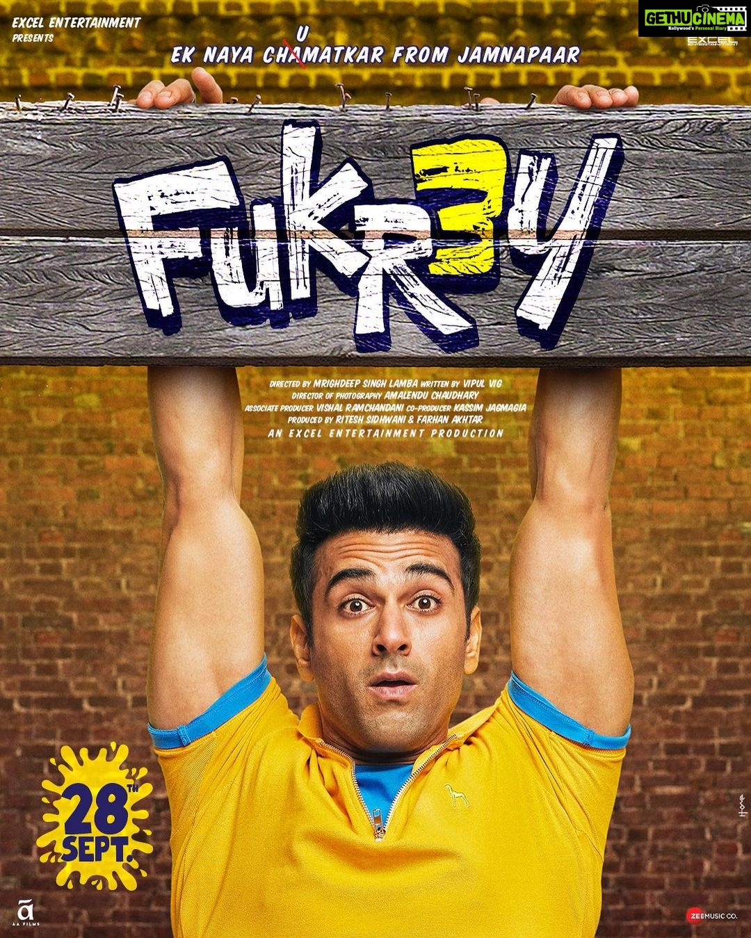 Richa Chadha Instagram - Fukron se miliye now, not later, picture ke pehele aata hai trailer. #Fukrey3 trailer out tomorrow. @pulkitsamrat @fukravarun @oyemanjot @pankajtripathi @therichachadha @mriglamba @excelmovies @ritesh_sid @faroutakhtar @vipulhappy @amalendu_dop @kassimjagmagia @vishalrr @imanojchouhan @aafilms.official @zeemusiccompany