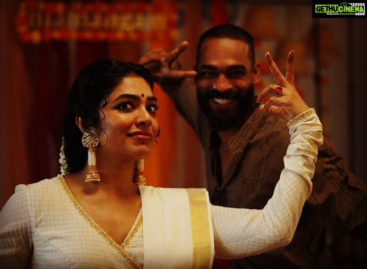 Rima Kallingal Instagram - Same day! Different moods. At Onamamangam💃😍 @mamangamindia