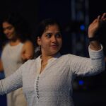 Rima Kallingal Instagram – Midnight stage rehearsals with my girls, my team 💙! @mamangamindia performing today at @anweshiwomen show. 📸 by @jaisonmadany. #artistlife #performance #performanceart