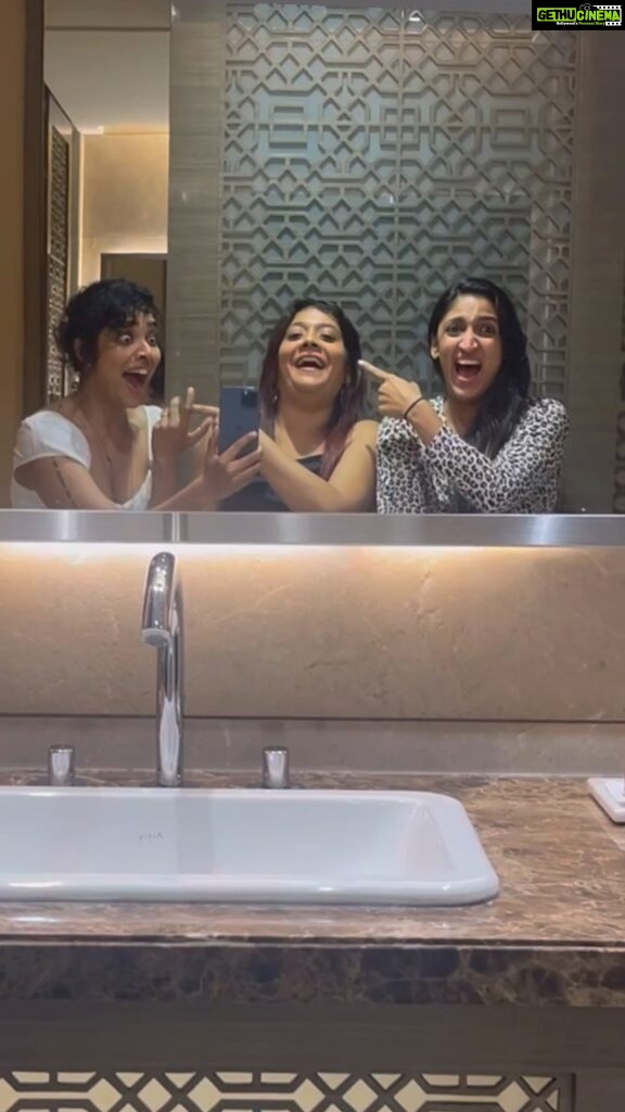 Rima Kallingal Instagram - When we know we haven’t changed a bit from college times … not even the answers 😂😂😂🧿🧿🧿
