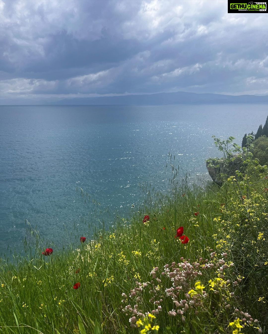 Rima Kallingal Instagram - This small lake town😍💙 Ohrid, Makedonija