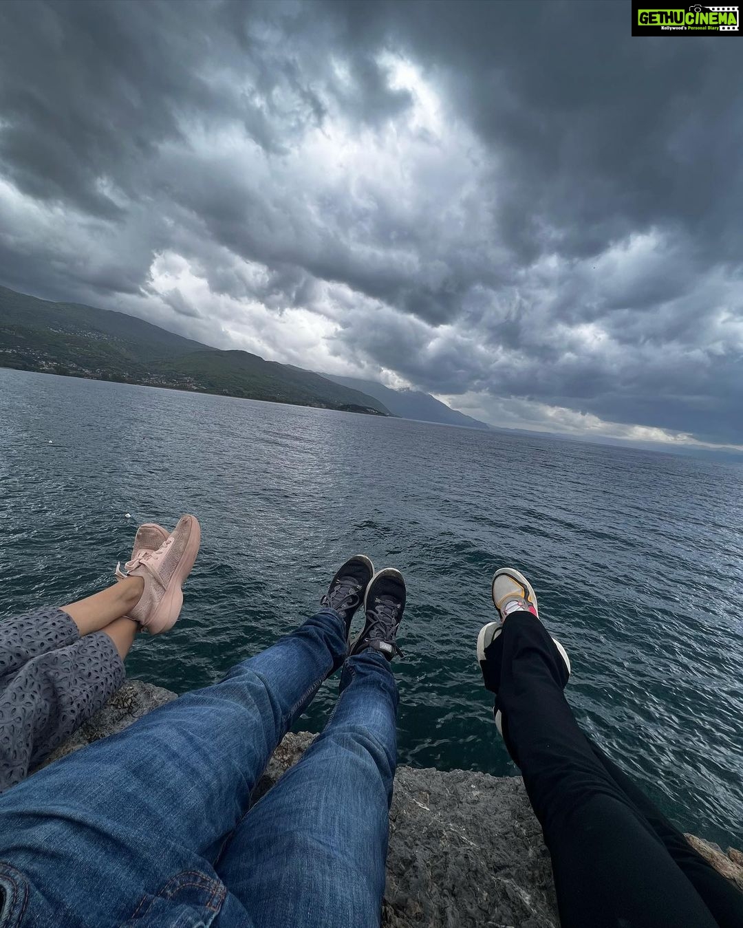 Rima Kallingal Instagram - This small lake town😍💙 Ohrid, Makedonija