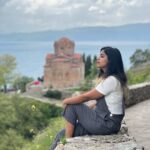 Rima Kallingal Instagram - This small lake town😍💙 Ohrid, Makedonija