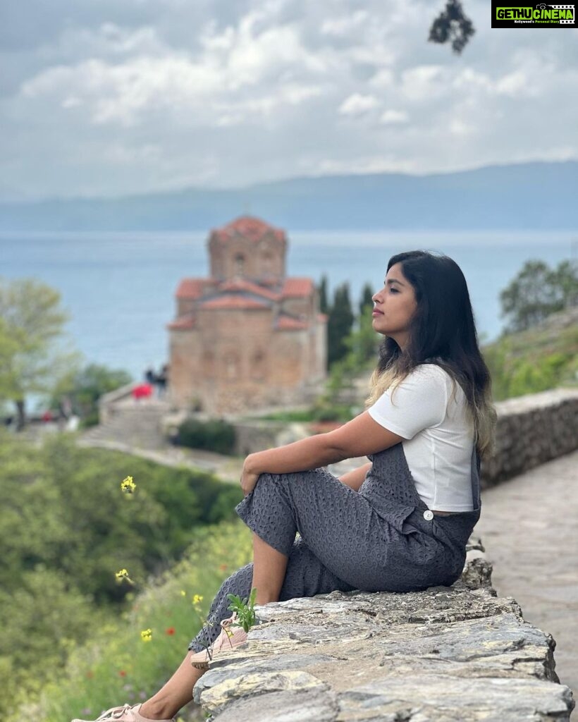 Rima Kallingal Instagram - This small lake town😍💙 Ohrid, Makedonija