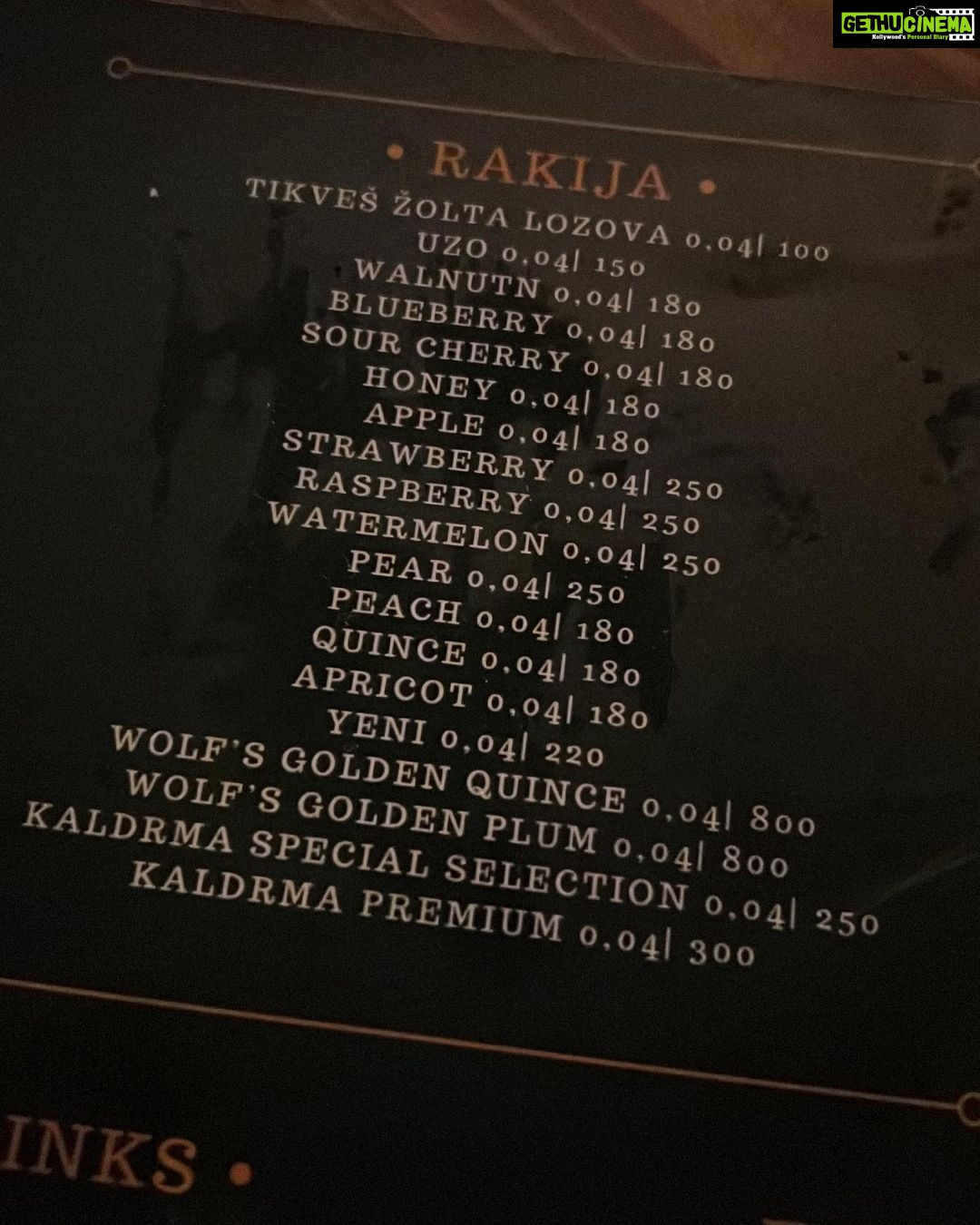 Rima Kallingal Instagram - Different stages of a night in search of Rakija. Skopje, Macedonia