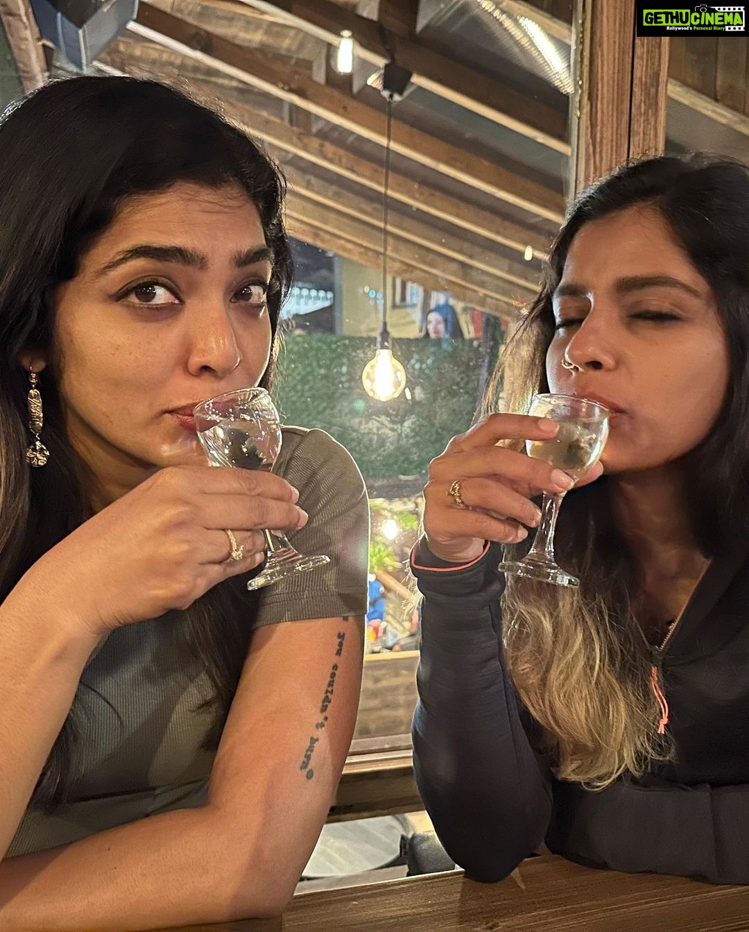 Rima Kallingal Instagram - Different stages of a night in search of Rakija. Skopje, Macedonia