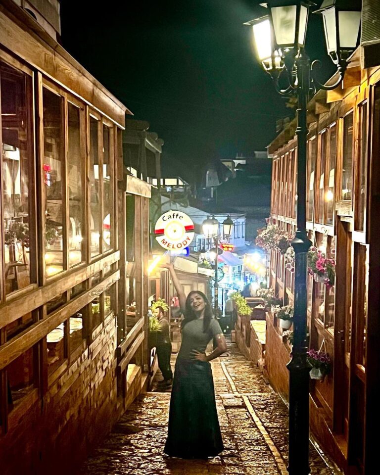 Rima Kallingal Instagram - Different stages of a night in search of Rakija. Skopje, Macedonia