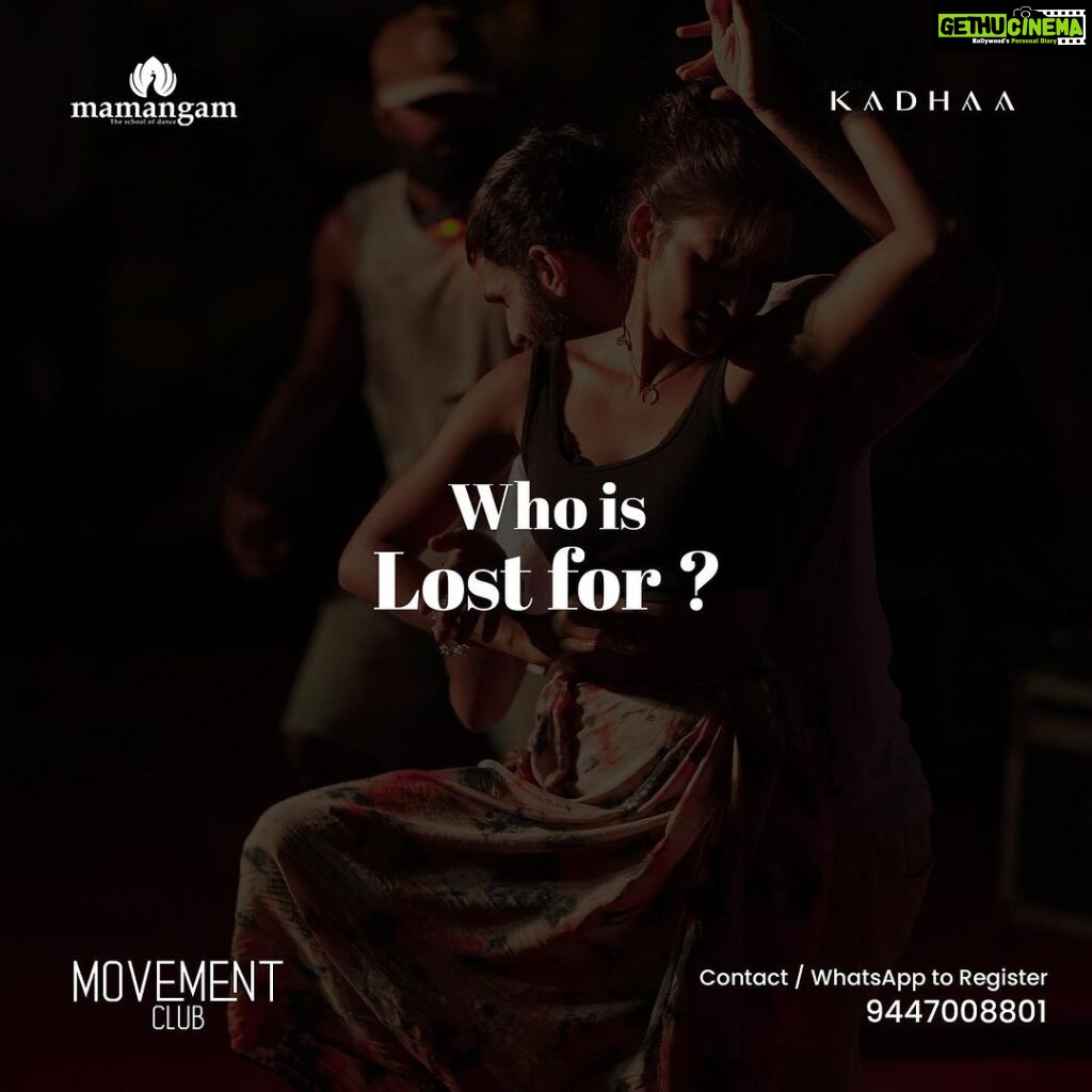 Rima Kallingal Instagram - LOST , a dance workshop by @labyrinth.collective . Announcing the September edition of movement club in collaboration with @kadhaa.official