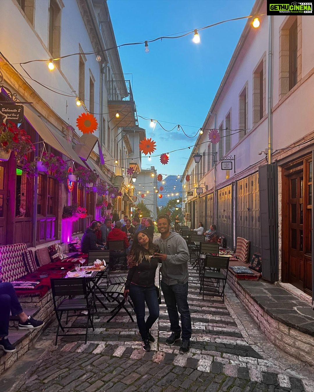 Rima Kallingal Instagram - Let’s go live in forgotten little towns with cobbled streets.. Gjirokaster, Albania