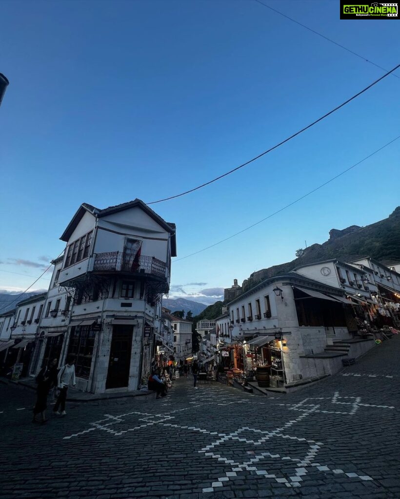 Rima Kallingal Instagram - Let’s go live in forgotten little towns with cobbled streets.. Gjirokaster, Albania