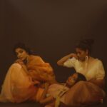 Rima Kallingal Instagram - Of silences, laughter, gup shup and everything in-between that you share…. @greenarendran and @anusree Photographed: @jaisonmadany Videographer: @vishnu.Chandrabose Edits: @salgu_maan Styling: @sandra_resmi Saree: @saltstudio Jewellery: @raziakunj MUA: @reshmu__ Makeup assistant: @karen.susxn Studio : @tinyturtle.media