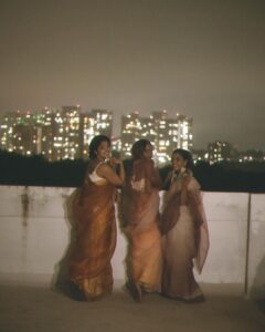 Rima Kallingal Instagram - Light Bouquets the night offered us 😍 @greenarendran and @anusree Photographed: @jaisonmadany Videographer: @vishnu.Chandrabose Edits: @salgu_maan Styling: @sandra_resmi Saree: @saltstudio Jewellery: @raziakunj MUA: @reshmu__ Makeup assistant: @karen.susxn Studio : @tinyturtle.media