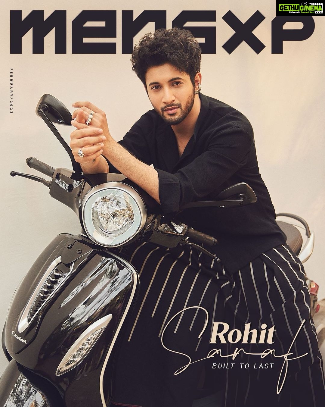 Rohit Suresh Saraf Instagram - Driven by excellence and passion for his craft, Rohit Saraf talks about his relationships, career and all things related. He is pioneering the entry of a different take on masculinity not only with the characters he is portraying, but also with his ability to think differently! Catch this rising star winning the fashion game, along with the ever-stylish @chetak_official in frame, only on the February edition of MensXP’s Style Cover. Team Credits: Produced by: ILN Studios (@iln.studios) Photographer: Sheldon Santos (@sheldon.santos) Stylist: Saloni Parekh (@saloniparekh__) Styling assistant: Jainee Bheda (@jaineeebheda) Hair : Tanik Singh (@styled_by_tanik) Makeup: Imtiaz Sheikh (@Imtiaz_makeup) DOP: Bhanu Joshi (@im_bhnaujoshi) Line Producer: Divay Khurana (@@divaykhurana) Artist’s Reputation Management: RainDrop Media (@media.raindrop) Wardrobe Credits: Outfit- Rajesh Pratap Singh @rajeshpratapsinghworks Earcuff & rings- Tribe by Amrapali @tribebyamrapali #Chetak #DigitalCover #BuilttoLast #Handlewithoutcare #MensXP #RohitSaraf #FebruaryCover