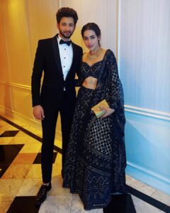 Rohit Suresh Saraf Instagram - Thank you Taurani’s for an incredible night♥️ 

Huge congratulations to the most adorable star couple  who we got no chance to take pictures with @raveenataurani @apoorvsood 🫶🏼

@rameshtaurani @varshataurani @jaya.taurani @snehataurani @maxtaurani