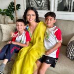 Roshni Chopra Instagram - August slipped away #photodump ✨👩‍👦‍👦🎂🤳 & Dear September , here’s to Less overthinking & more living in the moment 💕