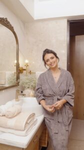 Roshni Chopra Instagram - The ‘Spathroom’ Makeover ✨
Experience serenity with the exceptionally luxurious myTrident bath collection and create a space that invites you to unwind. 

Tell us what #MyLoveForHome means for you, tag 3 of your friends and get a chance to win goodies from @mytridenthome

#MyLoveForHome #rohome #colab