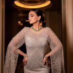 Roshni Chopra Instagram - Caption this ✨ ? In and for @rohitgandhirahulkhanna at india couture week Jewels @karishma.joolry 📸 @techjammer Hair @moryalalit Makeup @makeupbypriyanka2019 i