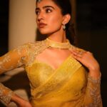 Rukshar Dhillon Instagram – A thousand yellow sparkles were shining that night!✨
Make up- A PROUD ME🥰 What do you guys think? Specially all my make up artists seeing this. How did I do?😃
Captured by- @arpitr93 (Love the pictures)
Styled by- @bhargavikallam ♥️
Hair- @abhishekindu
Wearing- @kavithaguttaofficial
Jewellery- @karnikajewelshyd