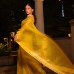 Rukshar Dhillon Instagram – A thousand yellow sparkles were shining that night!✨

Make up- A PROUD ME🥰 What do you guys think? Specially all my make up artists seeing this. How did I do?😃
Captured by- @arpitr93 (Love the pictures)
Styled by- @bhargavikallam ♥️
Hair- @abhishekindu 
Wearing- @kavithaguttaofficial 
Jewellery- @karnikajewelshyd
