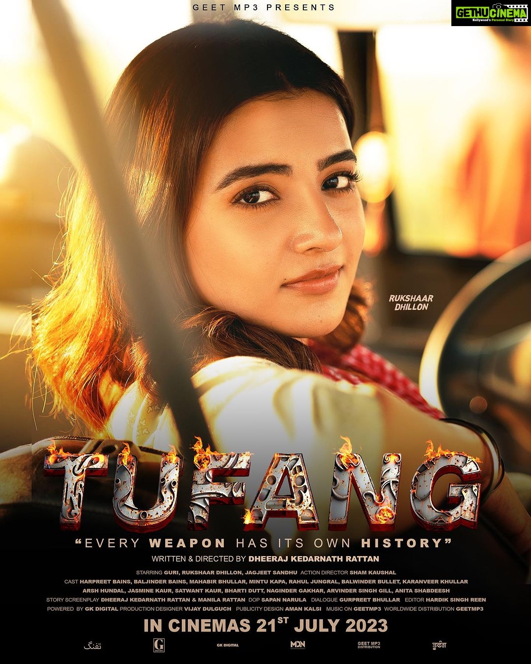 Rukshar Dhillon Instagram - Deep✨ #Tufang in theatres tomorrow Book your tickets now! @OfficialGuri_ @iJagjeetSandhu @HarpreetBains__ @Baljinderkaur_Bains #MahavirBhullar Director: @dheerajkedarnathrattan Story/screenplay: @dheerajkedarnathrattan #manilarattan Action Director: @shamkaushal09 Dop: @sapannarula Dialogue: @iamgurpreetbhullar Editor: @Hardik_reen HMU (Rukshaar)- @makeupbysakshimehta @imgeetu Costumes- @sethchetna5 Worldwide Distribution: Geet MP3 Promotions: @Gk.Digital Media Partner: MDN Music On: @geetmp3