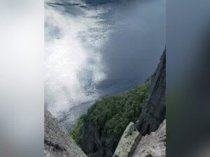 S. S. Rajamouli Instagram - Saw the images of this Pulpit Rock while researching for Magadheera. Wanting to come here since then. Thanks to Baahubali film in concert in Stavenger, finally it happened.
