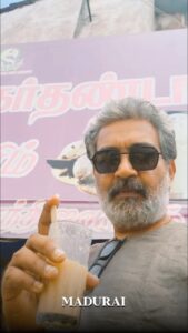 S. S. Rajamouli Instagram - Wanted to do a road trip in central tamilnadu for a long time. Thanks to my daughter who wanted to visit temples, we embarked upon it. Had been to Srirangam, Darasuram, Brihadeeswarar koil, Rameshwaram, Kanadukathan, Thoothukudi and Madurai in the last week of June . Could only touch the tip of the iceberg in the given few days. Exquisite architecture, amazing engineering and deep spiritual thought of pandyas, chozhas Nayakkars and many other rulers was truly mesmerizing. 

Whether the fine dining in Mantrakoodam, Kumbakonam or a kaka hotel murugan mess in Rameshwaram the food has been marvelous everywhere… I must have put on 2-3 kilos in a week. After 3 months of foreign travel and food, this home land tour has been refreshing and uplifting.