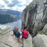 S. S. Rajamouli Instagram - Saw the images of this Pulpit Rock while researching for Magadheera. Wanting to come here since then. Thanks to Baahubali film in concert in Stavenger, finally it happened. Pulpit Rock, Stavanger, Norway