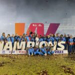 Sachin Tendulkar Instagram - MumBAI rocks!!! Mumbaichya women’s team cha motha parakram @wplt20 chya pahilyach season madhe! Congratulations @mumbaiindians. 👏🏻💙🏏 #AaliRe #WPLFinal #OneFamily #WPL2023 #YehTohBasShuruatHai #ForTheW