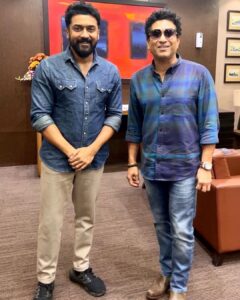 Sachin Tendulkar Instagram - இன்று காலை சூரிய உதயம் விசேஷமாக இருந்தது 😃.

உங்களை சந்தித்தது அற்புதமாக இருந்தது, @actorsuriya. மனமார்ந்த வாழ்த்துக்கள்.