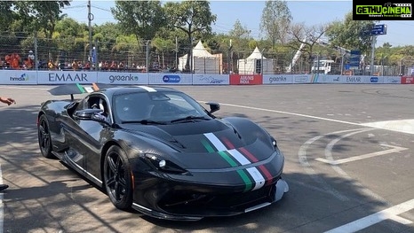 Sachin Tendulkar Instagram - The Pininfarina Battista had the perfect answer for “Are EVs the future?”. It was so fast💨, we defied time and landed in the future! A wonderful achievement by Anand Mahindra & his team. Heartening to see Indian companies back cutting-edge, world class automobiles. #hyderabadeprix #formulae #pininfarina #hypercar