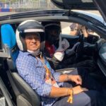 Sachin Tendulkar Instagram - The Pininfarina Battista had the perfect answer for “Are EVs the future?”. It was so fast💨, we defied time and landed in the future! A wonderful achievement by Anand Mahindra & his team. Heartening to see Indian companies back cutting-edge, world class automobiles. #hyderabadeprix #formulae #pininfarina #hypercar