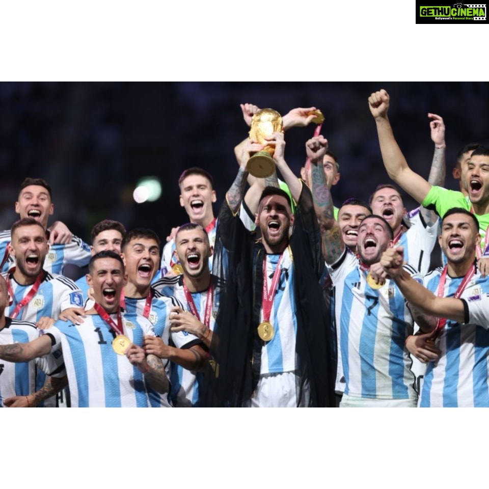 Sachin Tendulkar Instagram - Congratulations! 🏆 #FIFAWorldCup