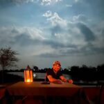 Sachin Tendulkar Instagram - Who left the torch on in the sky? 🔦 Any guesses what time this 📸 was taken? 📍 @the_bamboo_forest (Near Tadoba) #sky #tadoba #jungle #tiger