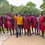 Sachin Tendulkar Instagram – Guard of honour the Masai way. Honoured to receive their blessings.🙏🏻

#MasaiMaraDiaries 
#MeetingTheLocals #MasaiMara #Fun #Dance #MasaiTribe #throwback