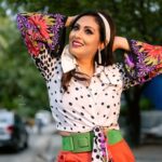 Sadha Instagram - For #neethonedance on @starmaa every Sat Sun at 9 pm! 🙌☺️ Outfit, Accessories & Styling @harinireddym VC @rt__photography_rt Hairstylist @2727parvathi Asst @rakesh_manchikanti #sadaa #retro #danceshow #realityshow #judge