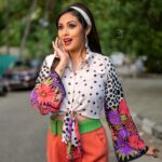 Sadha Instagram - For #neethonedance on @starmaa every Sat Sun at 9 pm! 🙌☺️ Outfit, Accessories & Styling @harinireddym VC @rt__photography_rt Hairstylist @2727parvathi Asst @rakesh_manchikanti #sadaa #retro #danceshow #realityshow #judge