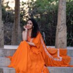 Sadha Instagram - #neethonedance show on @starmaa 🧡🧡🧡 Every Sat Sun @9:00 pm! 🤩💫 Stylist @harinireddym Designer @waterlilies_by_label_harshala Jewellery @kushalsfashionjewellery VC @prashanth_photo_graphy #sadaa #judge #danceshow #realityshow