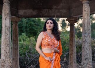 Sadha Instagram - #neethonedance show on @starmaa 🧡🧡🧡 Every Sat Sun @9:00 pm! 🤩💫 Stylist @harinireddym Designer @waterlilies_by_label_harshala Jewellery @kushalsfashionjewellery VC @prashanth_photo_graphy #sadaa #judge #danceshow #realityshow