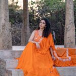 Sadha Instagram - #neethonedance show on @starmaa 🧡🧡🧡 Every Sat Sun @9:00 pm! 🤩💫 Stylist @harinireddym Designer @waterlilies_by_label_harshala Jewellery @kushalsfashionjewellery VC @prashanth_photo_graphy #sadaa #judge #danceshow #realityshow