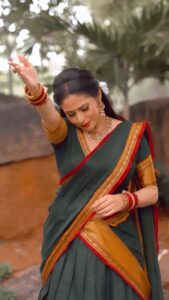 Sadha Instagram - I couldn’t help but smile at the end, while recreating this iconic scene! 😅 Stylist @harinireddym Designer @manasa_karnati Jewellery @houseofqc VC @trendloud team @gkkarthikgubbala Asst @rakeshmanchi #sadaa #halfsaree #southindian #reelsindia #reelsinstagram #reelsvideo #reels #teluguactress #jayam