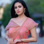 Sadha Instagram - For #neethoneydance on @starmaa 💞 Stylist @harinireddym Designer @bhargavi.amirineni PC @prashanth_photo_graphy Hairstylist @2727parvathi Asst @rakeshmanchi #sadaa #danceshow #realityshow #judge