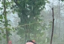 Sadha Instagram - Grounding done best when the Rain God’s blessing from above! #onewithnature #childlike #rains #monsoon