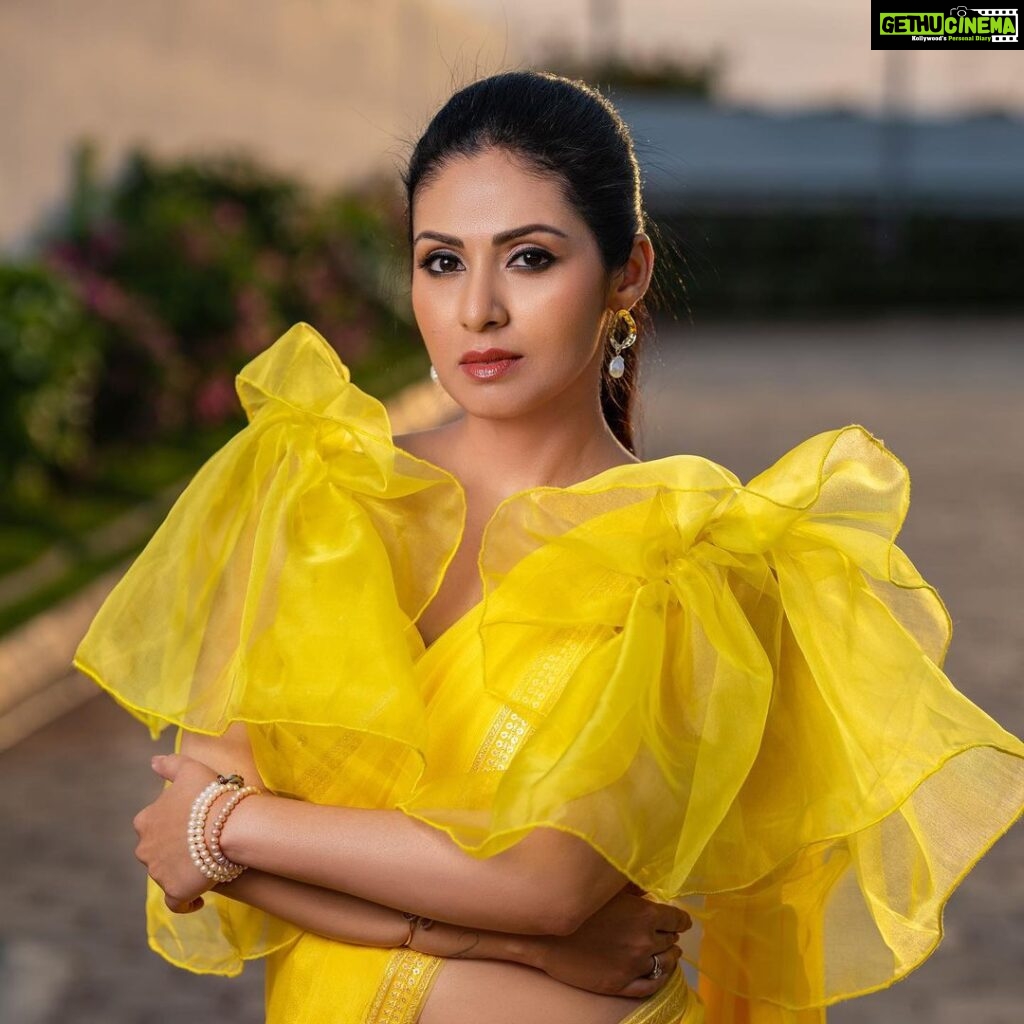 Sadha Instagram - The last ones from this look! 💛 Stylist @harinireddym Saree @on_fleek_creationss PC @prashanth_photo_graphy #picsoftheday #sadaa